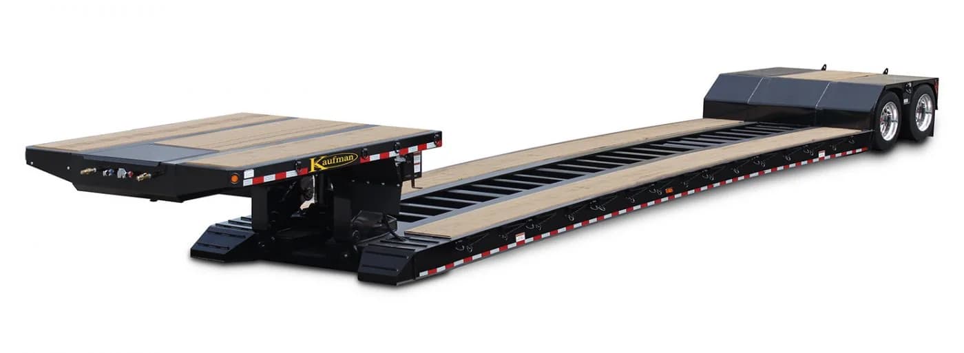 40 Ton Detachable Gooseneck Trailer - Deck On The Neck trailer