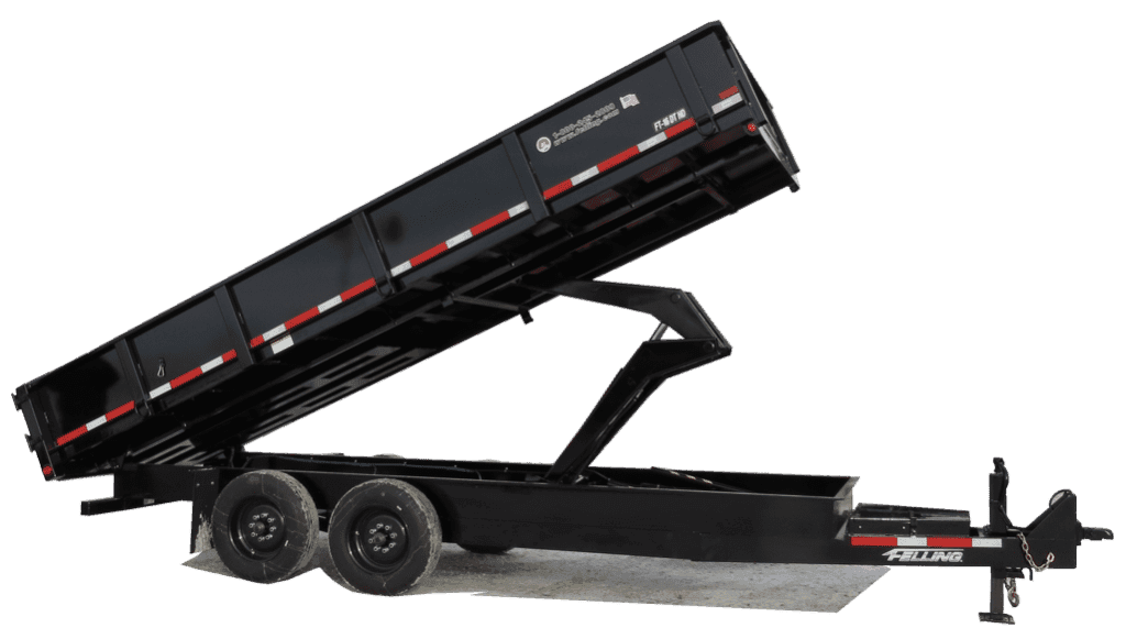 FT-16-2-DT - 41044LAE Deck-Over Dump Trailer with standard body