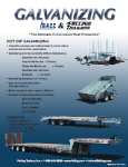 Galvanizing – Hot Dip Felling Trailers