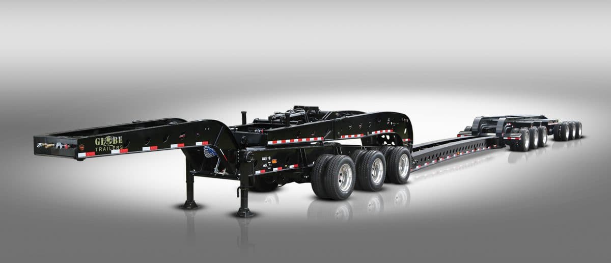 60–80 Ton Globe lowboy trailer