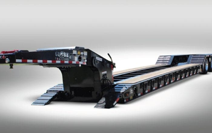 Extendables Globe lowboy trailer