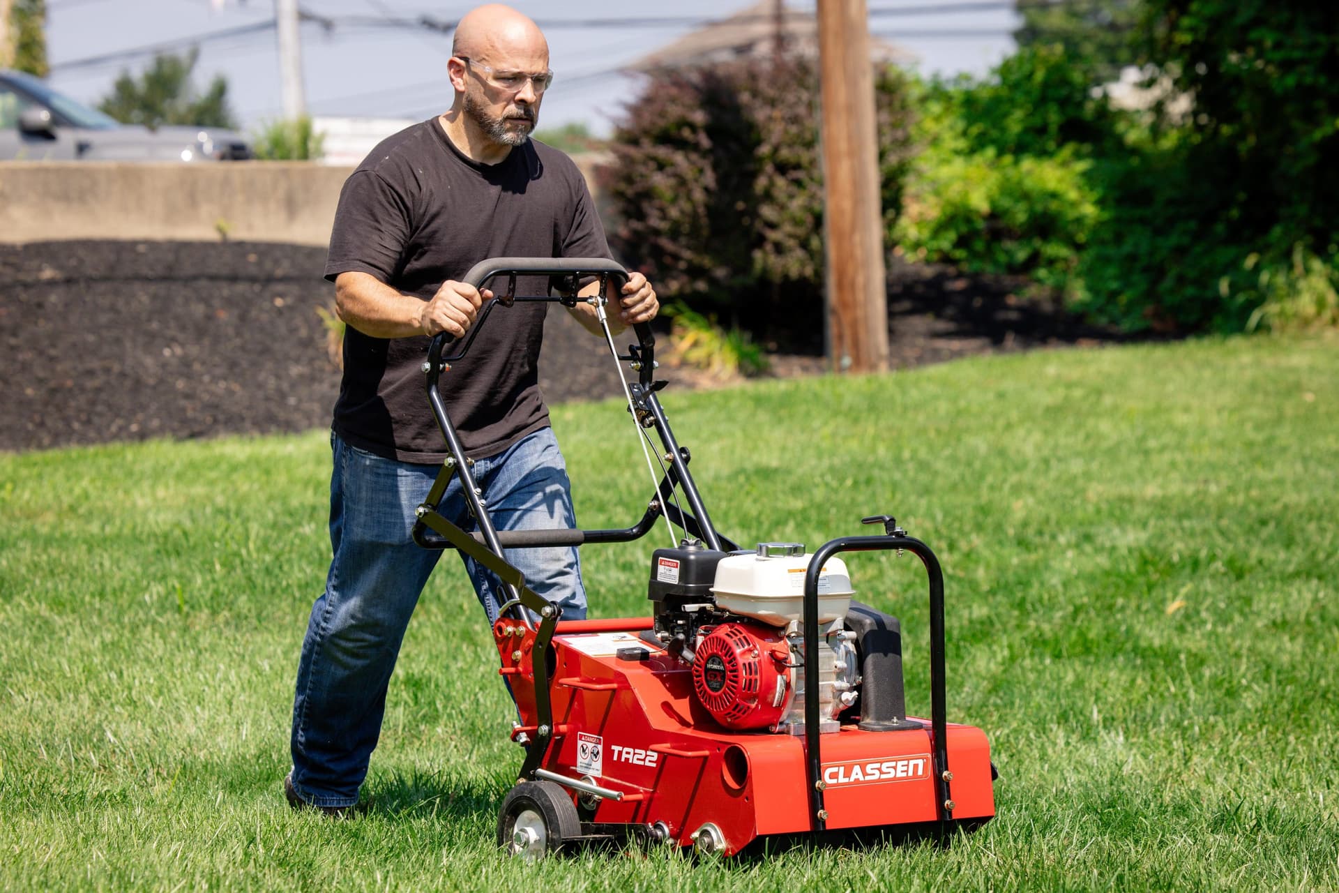 TA22H Steerable Split-Drum Aerator