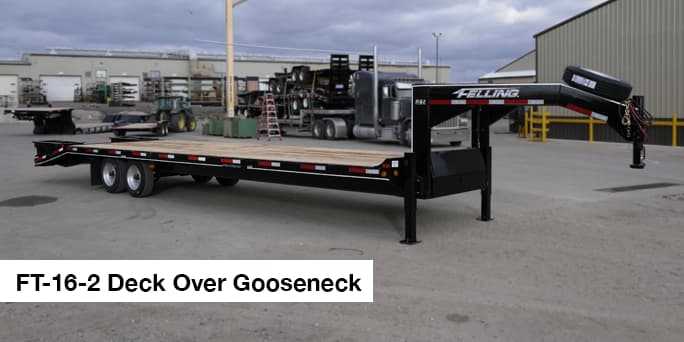 Gooseneck A-Frame Coupler Hitch Felling Trailers