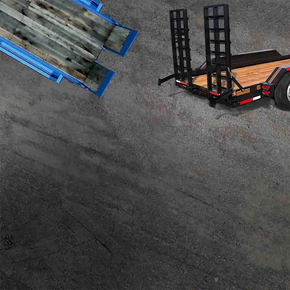 Loadstar Trailers Light Tag Trailer Spring Assist or Hydraulic Ramps