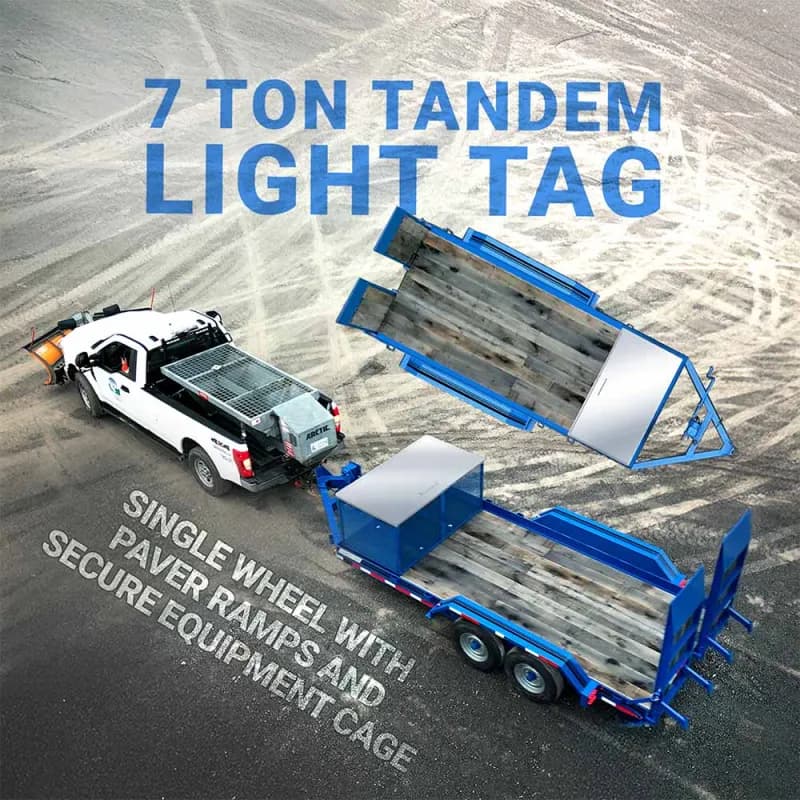 Loadstar Trailers Tandem Light Tag Trailer For Sale Paver Ramps
