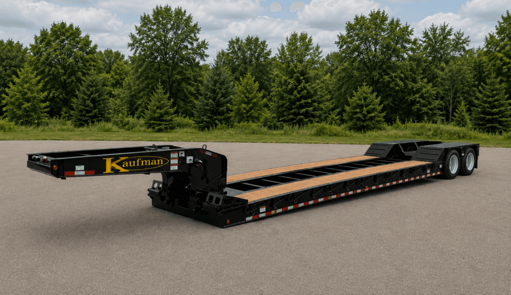 35 Ton Detachable Gooseneck Spring Ride Trailer - Standard - Kaufman Trailers