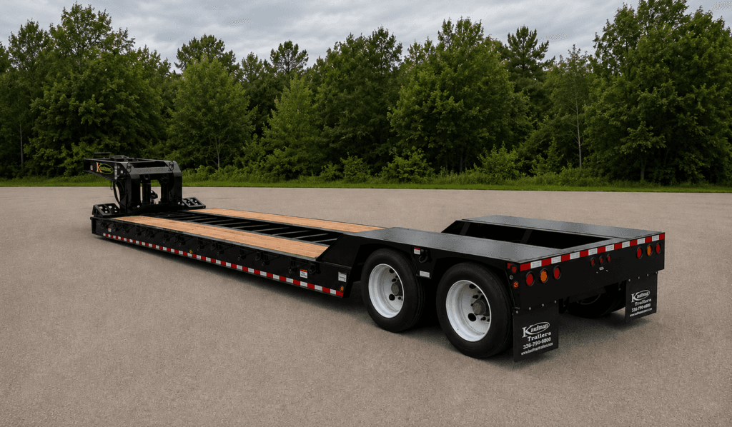 35 Ton Detachable Gooseneck Spring Ride Trailer - Standard - Kaufman Trailers