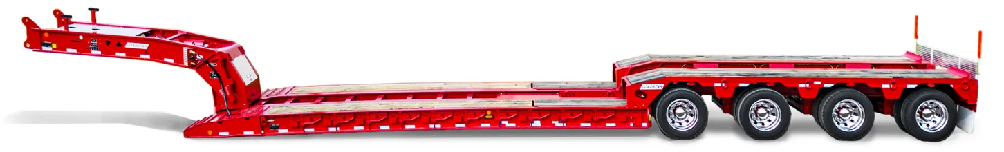 Loadstar Trailers Quad-Axle Red