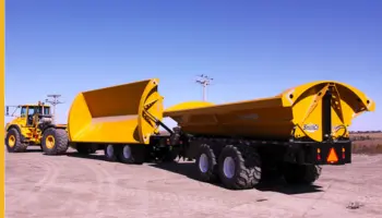 CP30 SmithCo side dump trailer