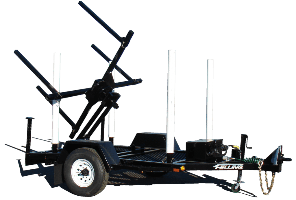 Black coil pipe trailer - FT-6 Coil
