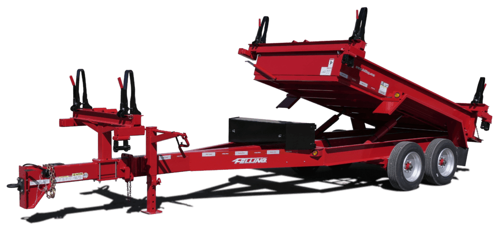 FT-16 PCD - 213708NTU - Utility Pole Cargo Dump Trailers