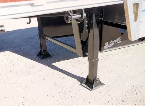 Steel Aluminum Step Deck Trailer with Gooseneck trailer