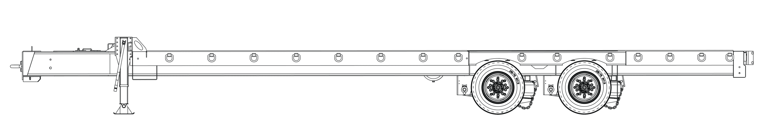 20 Ton Tag-A-Long Trailers Globe Trailer