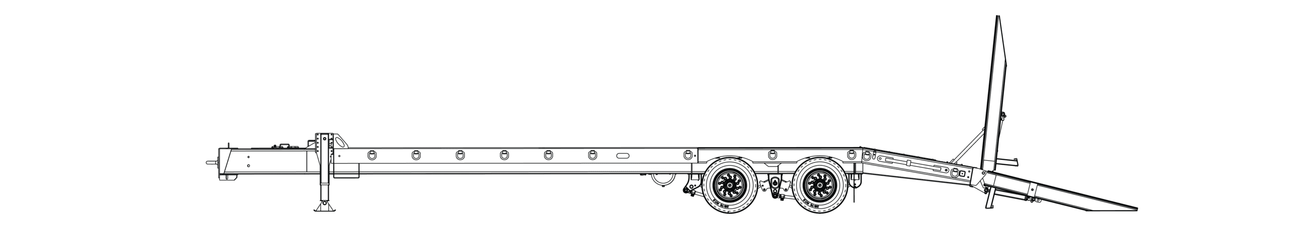 20 Ton Tag-A-Long Trailers Globe Trailer