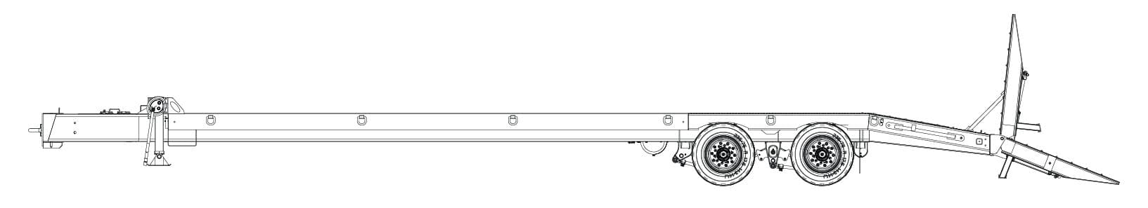 20 Ton Tag-A-Long Trailers Globe Trailer