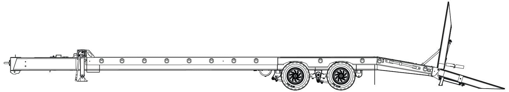 20 Ton Tag-A-Long Trailers Globe Trailer