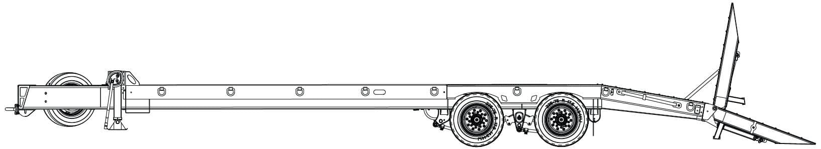 20 Ton Tag-A-Long Trailers Globe Trailer