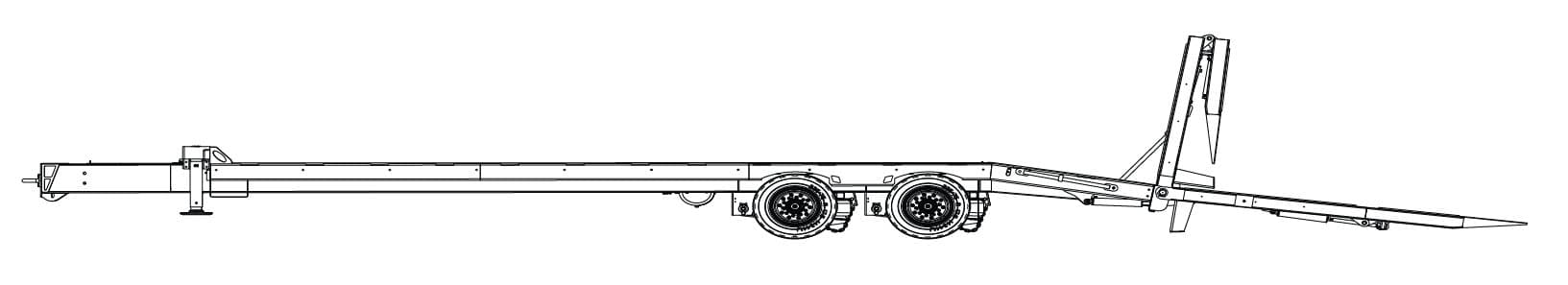 20 Ton Tag-A-Long Trailers Globe Trailer
