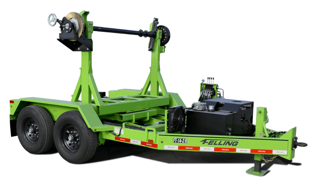 FT14-2 Turret Reel - 108500MRR - cable reel trailers