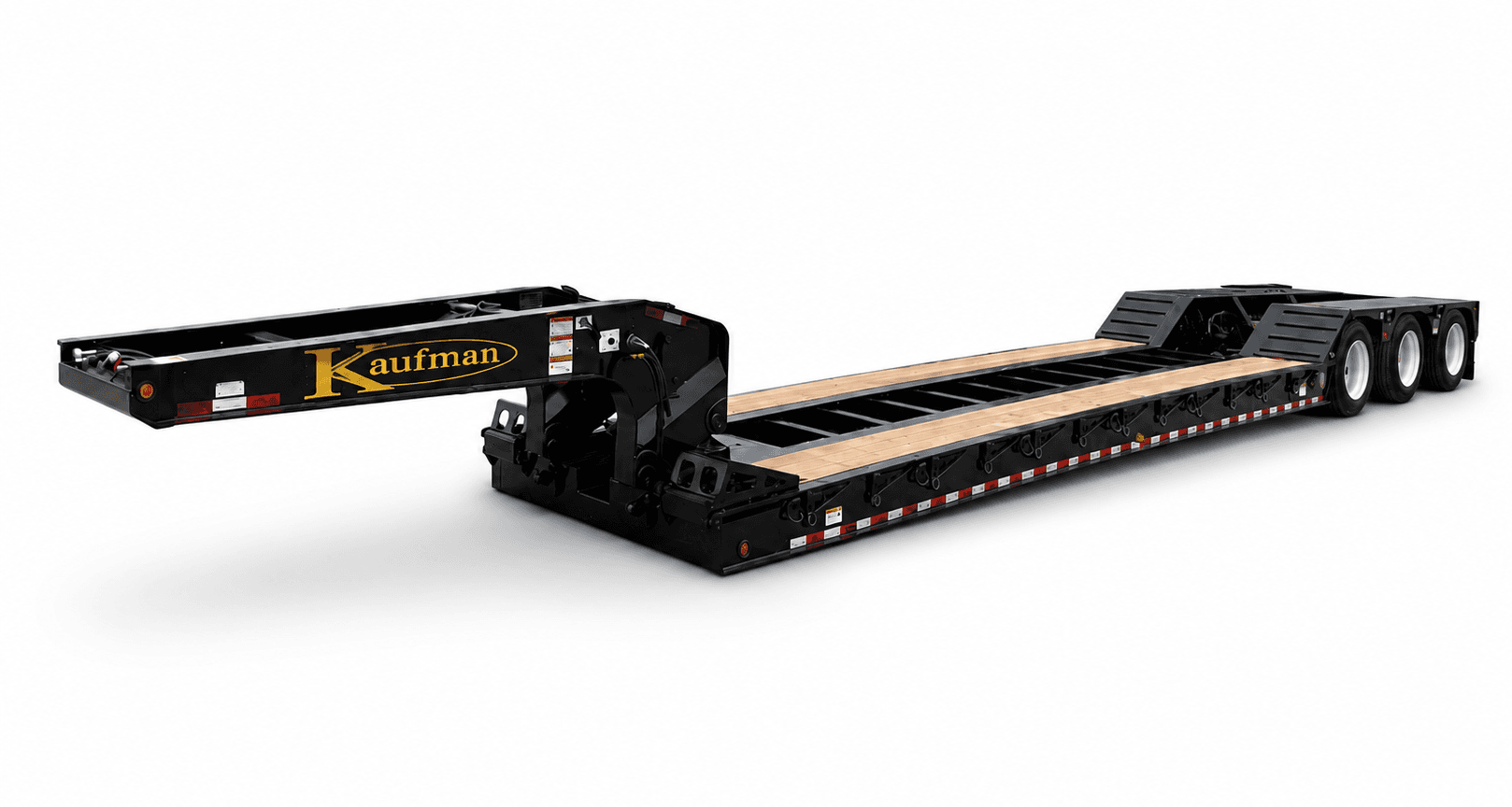 55 Ton Detachable Gooseneck Air Ride Trailer - Standard trailer