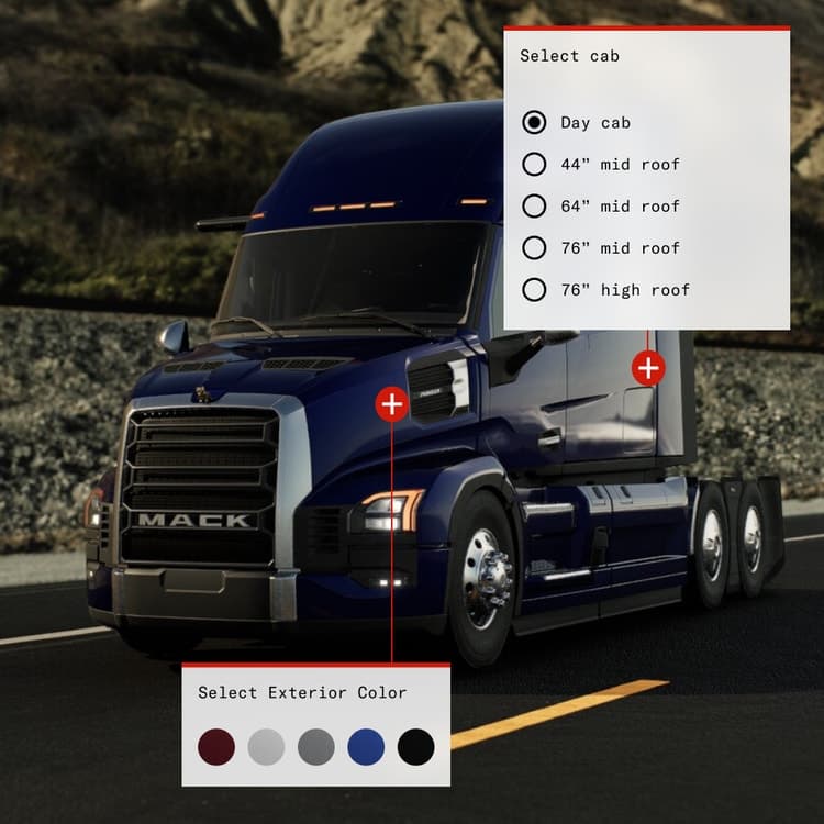 Pioneer Mack truck