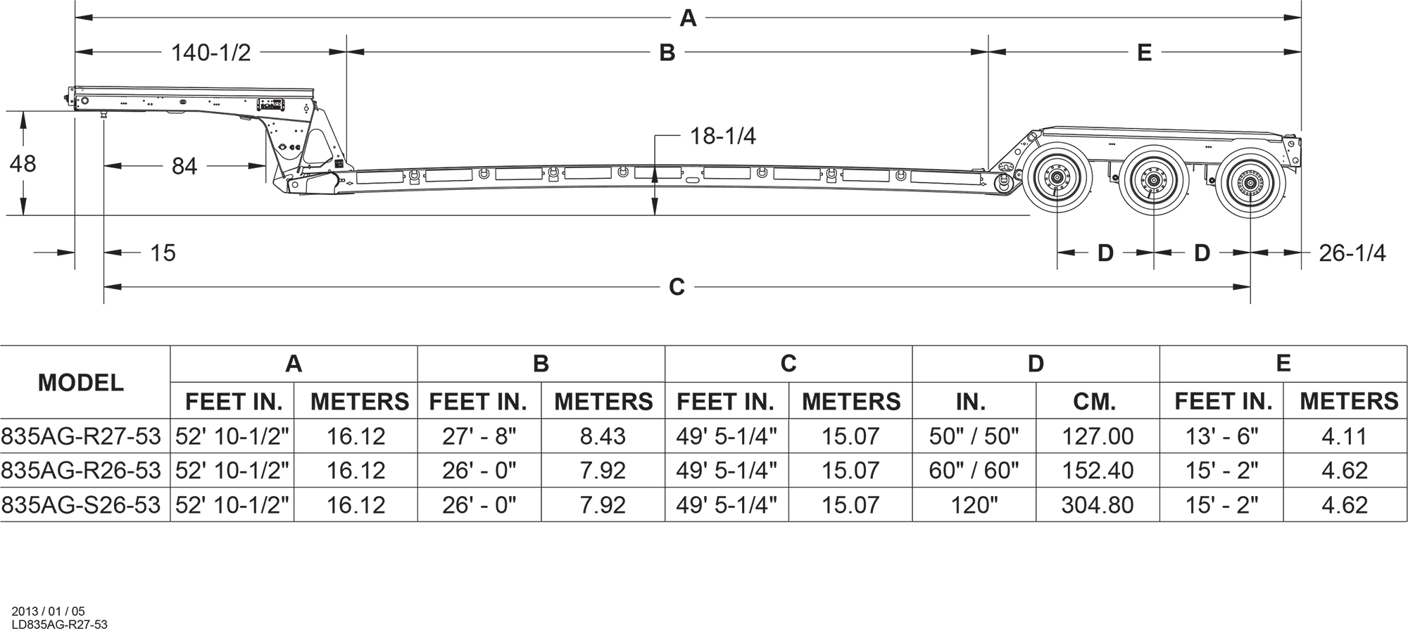 835-AG Detachable Trailer trailer