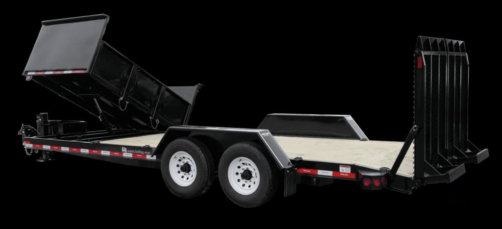 Side Dump Landscape Trailer